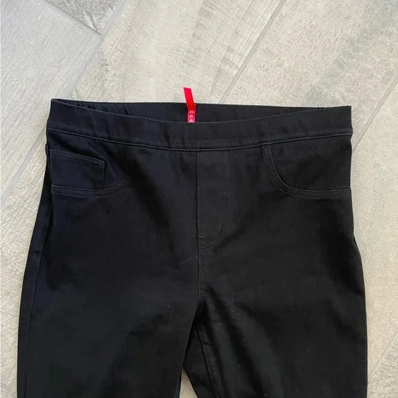 Spanx Black Faux Jean Leggings Jeggings Size Large - Picture 6 of 7